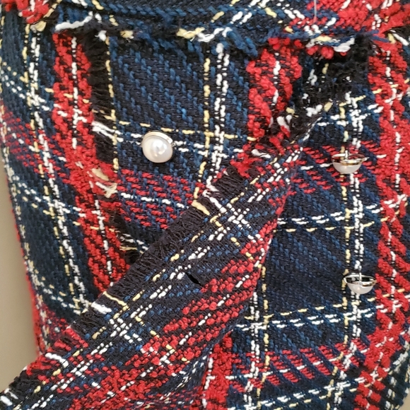 Tweed plaid skirt - Picture 3 of 3